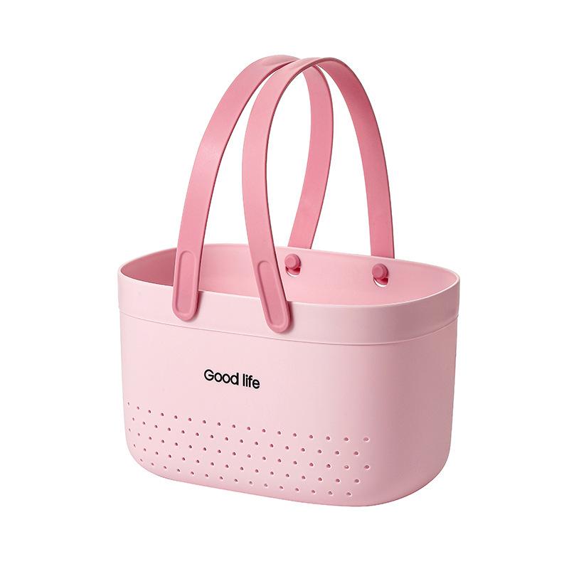 Silicone Shower & Bath Storage Basket - White, Handheld & Hanging Design for Toiletries рожевий
Silicone Shower & Bath Storage Basket - White, Handheld & Hanging Design for Toiletries рожевий