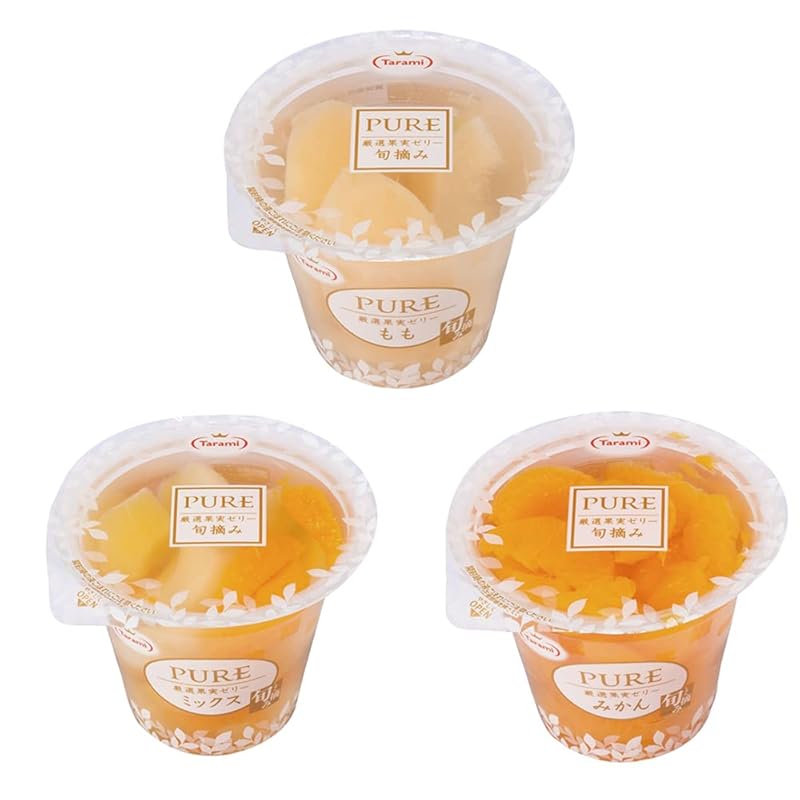 Tarami PURE 270g Popular 3 types x 6 pieces Total of 18 pieces (tangerine, mix, peach)
Tarami PURE 270g Popular 3 types x 6 pieces Total of 18 pieces (tangerine, mix, peach)