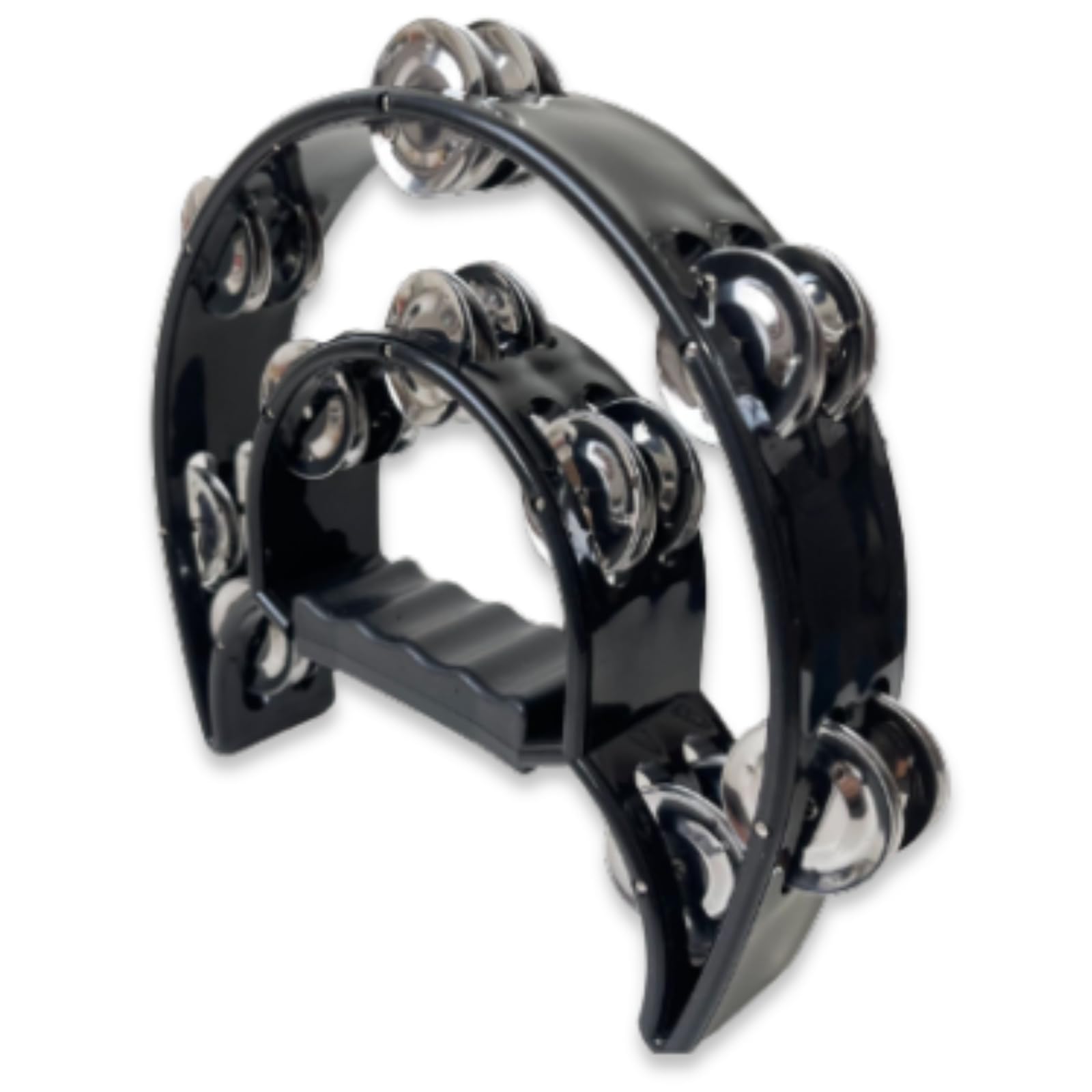 Neutral Zenith Tambourine Percussion Instrument 2 Rows Metal Bells Handheld Handbells for Semicircular Beginners, Kids, Adults, Performance, чорний
Neutral Zenith Tambourine Percussion Instrument 2 Rows Metal Bells Handheld Handbells for Semicircular Beginners, Kids, Adults, Performance, чорний