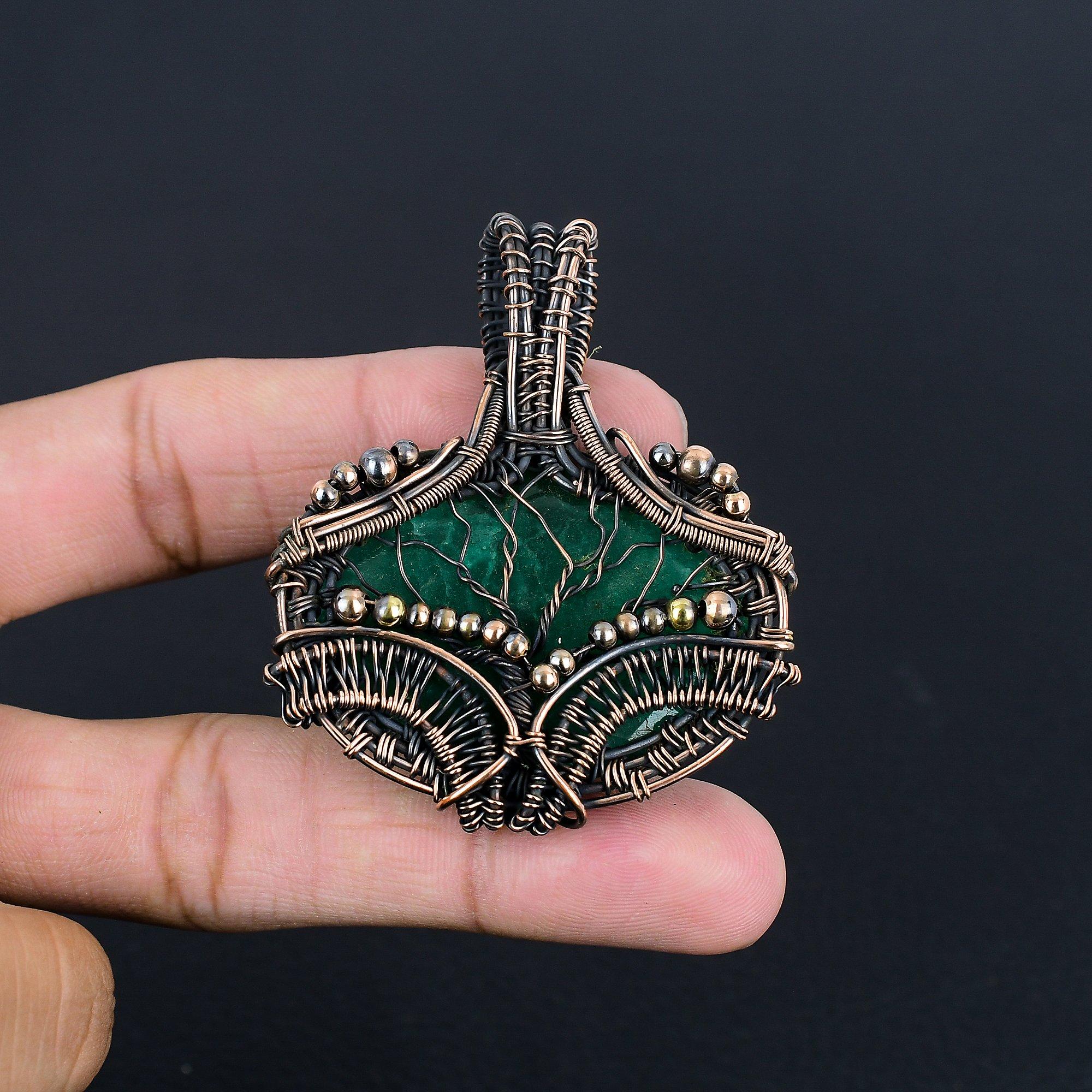 Изумрудная подвеска, Подвеска из медной проволоки 999 пробы, Ювелирные изделия с драгоценными камнями, Подвеска ручной работы, Потрясающие украшения, Подарок для нее 2.55 Inches
Изумрудная подвеска, Подвеска из медной проволоки 999 пробы, Ювелирные изделия с драгоценными камнями, Подвеска ручной работы, Потрясающие украшения, Подарок для нее 2.55 Inches