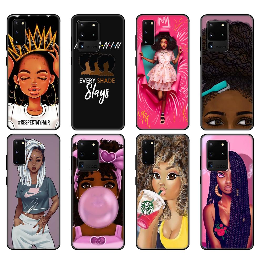 Black tpu Case For Samsung galaxy S20 /S20 PLUS/S20 ultra/S20+ /S20FE back cover African Beauty Afro Puffs Black Girl Samsung S20
Black tpu Case For Samsung galaxy S20 /S20 PLUS/S20 ultra/S20+ /S20FE back cover African Beauty Afro Puffs Black Girl Samsung S20