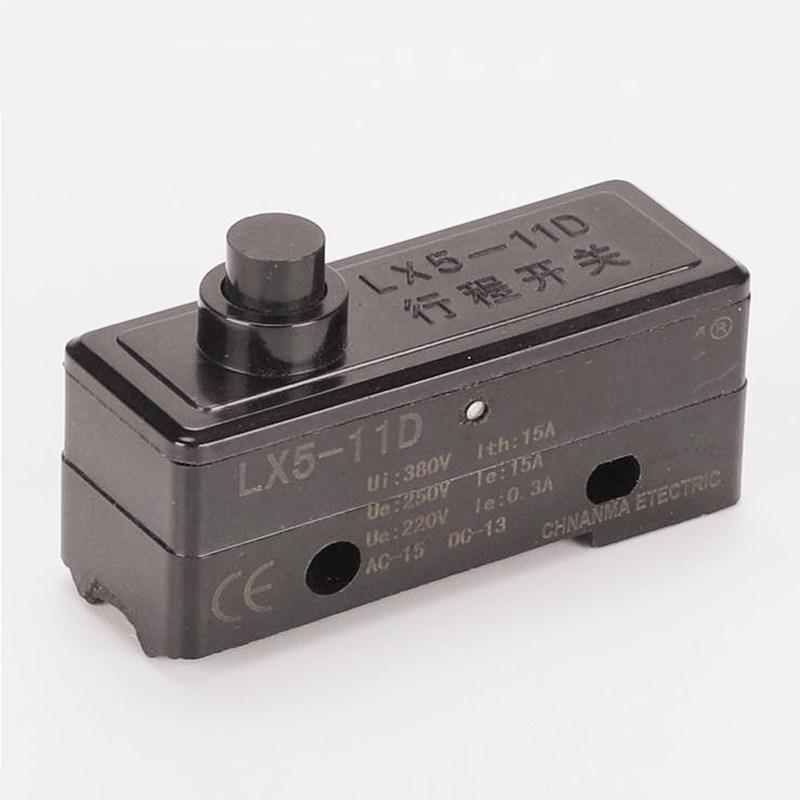 1PC Limit Switch 1NO+1NC(SPDT) Short Push Plunger Actuater Momentary Action 3 Pins AC 380V 3A 100VA DC 250V LX5-11D
1PC Limit Switch 1NO+1NC(SPDT) Short Push Plunger Actuater Momentary Action 3 Pins AC 380V 3A 100VA DC 250V LX5-11D