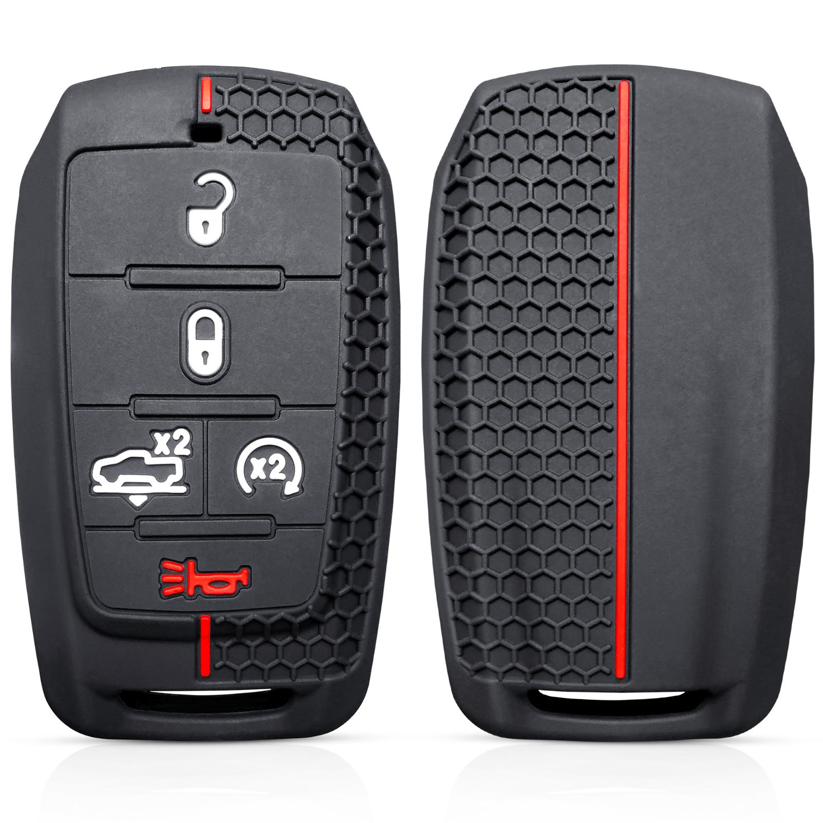 Silicone Car Key Caps Cover Case For Dodge RAM 1500 Limited LongHorn 2019 2020 5-Button Key shell Holder Keychain Accessories
Silicone Car Key Caps Cover Case For Dodge RAM 1500 Limited LongHorn 2019 2020 5-Button Key shell Holder Keychain Accessories