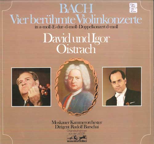 LP Record BACH DAVID OISTRACH IGOR OISTRACH Vier Beruhmte Violinkonzerte In A 86241XK MELODIAEURODI Germany Classical Used
LP Record BACH DAVID OISTRACH IGOR OISTRACH Vier Beruhmte Violinkonzerte In A 86241XK MELODIAEURODI Germany Classical Used