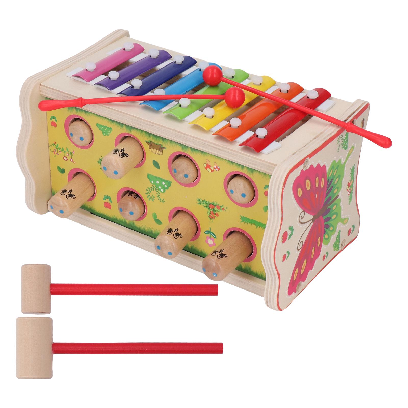 Wooden Hammering Pounding Toy 2 In 1 Funny Educational Baby Musical Pounding Toy for Kids Toddlers
Wooden Hammering Pounding Toy 2 In 1 Funny Educational Baby Musical Pounding Toy for Kids Toddlers