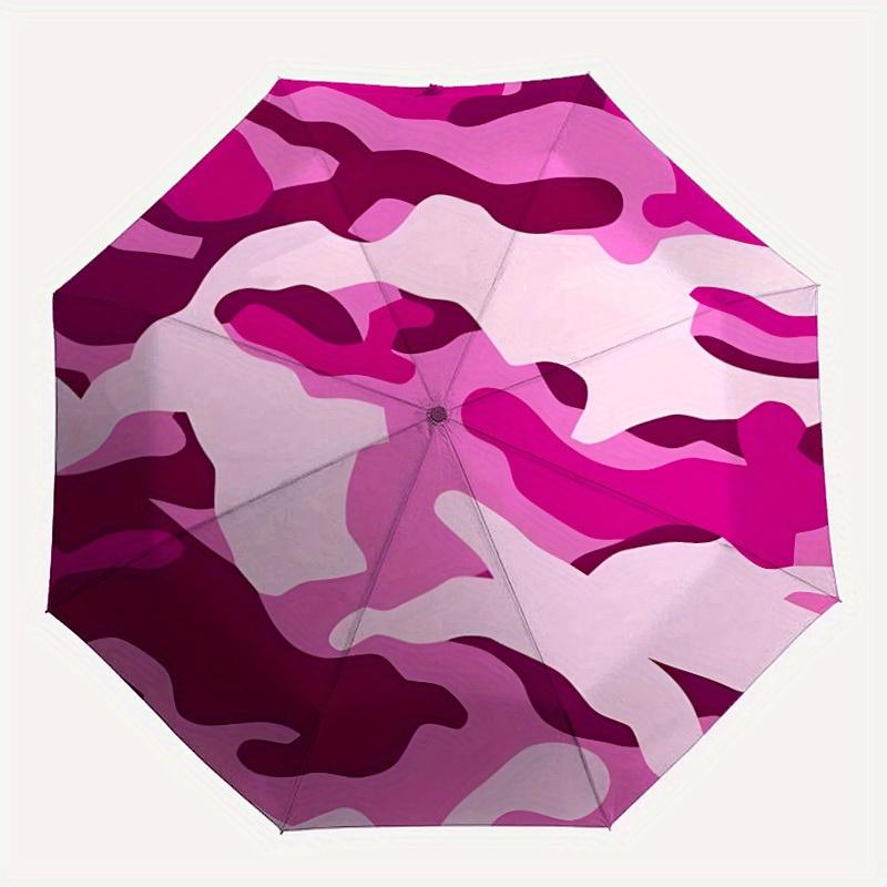 1pc Pink Camouflage PrintAutomatic Folding Umbrella, Portable & Foldable Design with 8 Ribs, Casual Outdoor Accessory yy250804211
1pc Pink Camouflage PrintAutomatic Folding Umbrella, Portable & Foldable Design with 8 Ribs, Casual Outdoor Accessory yy250804211