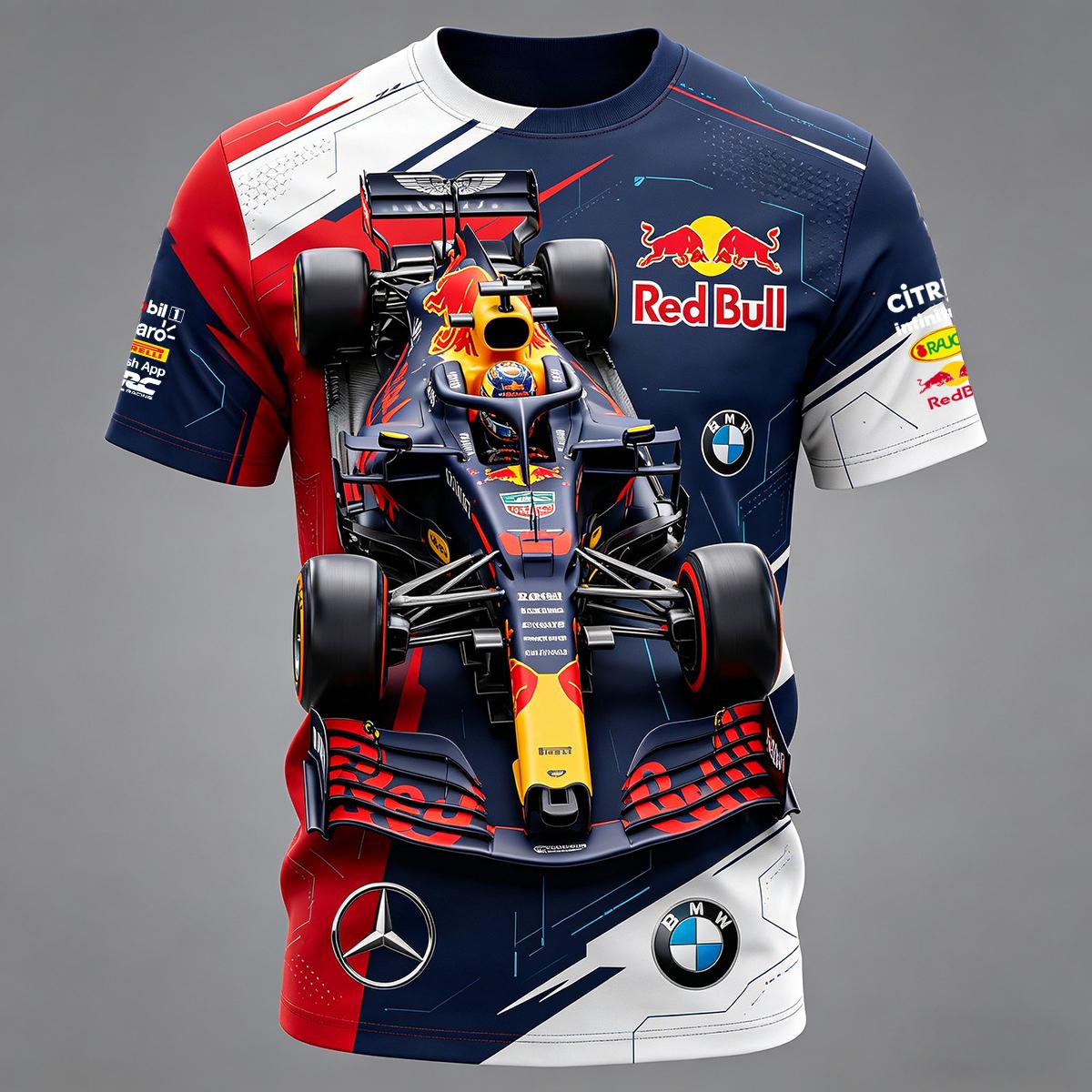 3D-принтована футболка Red Bull Racing Suit, підходить для чоловіків і жінок, повсякденна спортивна футболка L
3D-принтована футболка Red Bull Racing Suit, підходить для чоловіків і жінок, повсякденна спортивна футболка L
