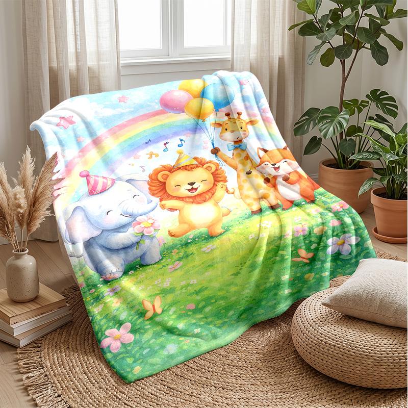 Alphabet Animals blanket Personalized Name Flannel Blanket Soft Cozy Plush Throw for Sofa Bed Lightweight Home Decor 75x90cm
Alphabet Animals blanket Personalized Name Flannel Blanket Soft Cozy Plush Throw for Sofa Bed Lightweight Home Decor 75x90cm
