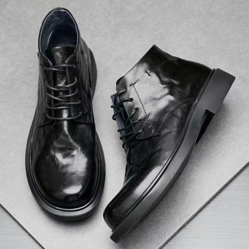 Men s shoes 2026 with plush cowhide high-end men s boots men s leather casual high top leather shoes short boots round toe soft 44
Men s shoes 2026 with plush cowhide high-end men s boots men s leather casual high top leather shoes short boots round toe soft 44