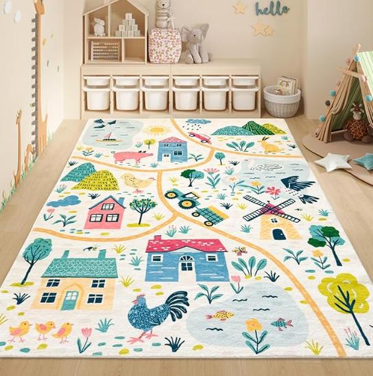 Kids Rug Farm and Forest Animal Carpet for Boys Girls Room Car Road Mat for Bedroom Living Room Soft Farm Children’s Area Rug 40X60cm
Kids Rug Farm and Forest Animal Carpet for Boys Girls Room Car Road Mat for Bedroom Living Room Soft Farm Children’s Area Rug 40X60cm