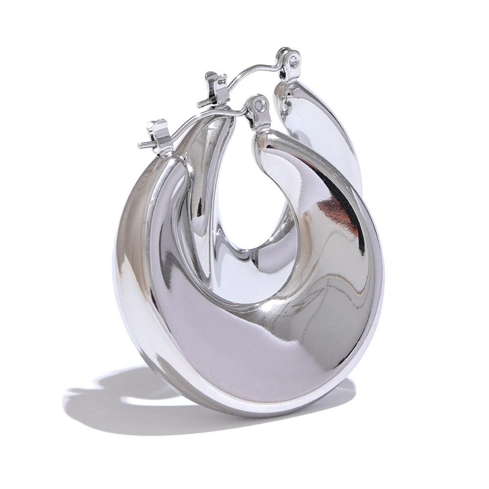 Yhpup High Quality Minimalist Sleek Stainless Steel Metal Round Hollow Hoop Earrings for Women Water Resistant Jewelry
Yhpup High Quality Minimalist Sleek Stainless Steel Metal Round Hollow Hoop Earrings for Women Water Resistant Jewelry
