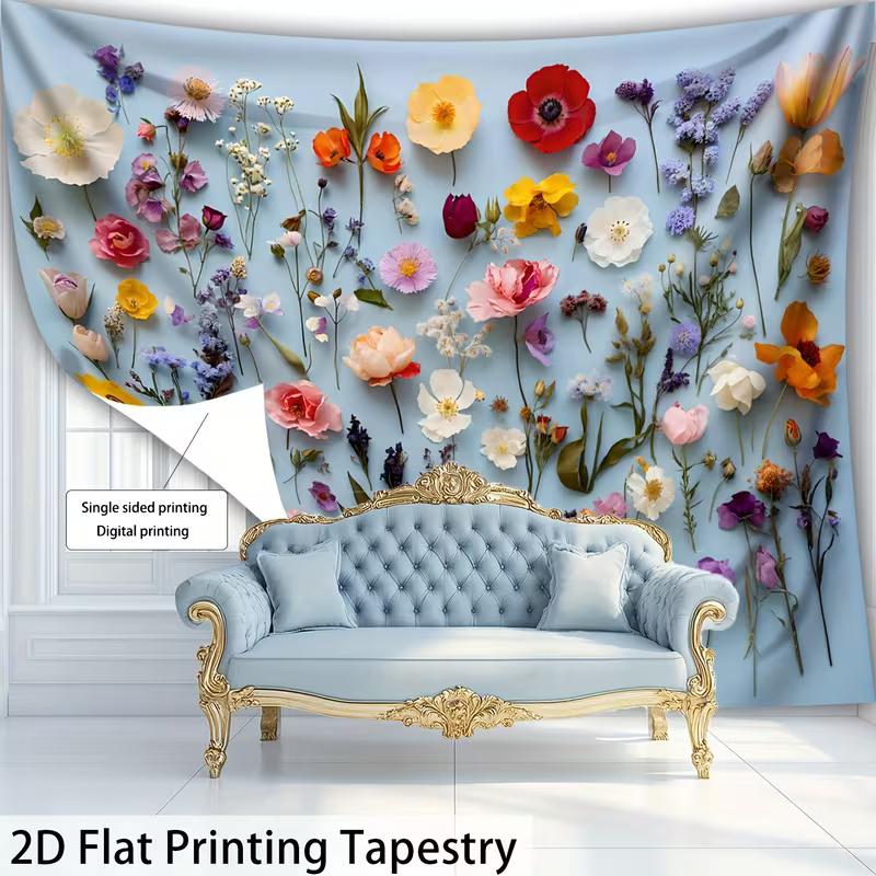 2D Light Blue Floral Tapestry Pastel Flower Bedroom Decor 47.2x31.5inch/120*80cm
2D Light Blue Floral Tapestry Pastel Flower Bedroom Decor 47.2x31.5inch/120*80cm