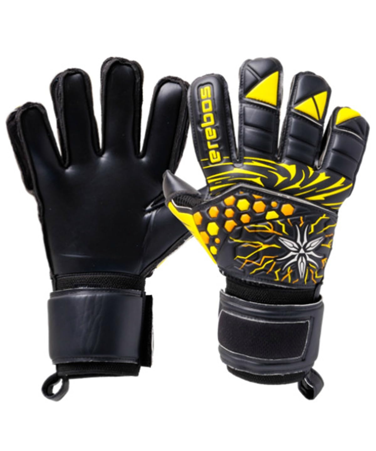 erebos Goalkeeper Gloves 1000152 Darkness Flat PK Grip Eruption 6 
erebos Goalkeeper Gloves 1000152 Darkness Flat PK Grip Eruption 6