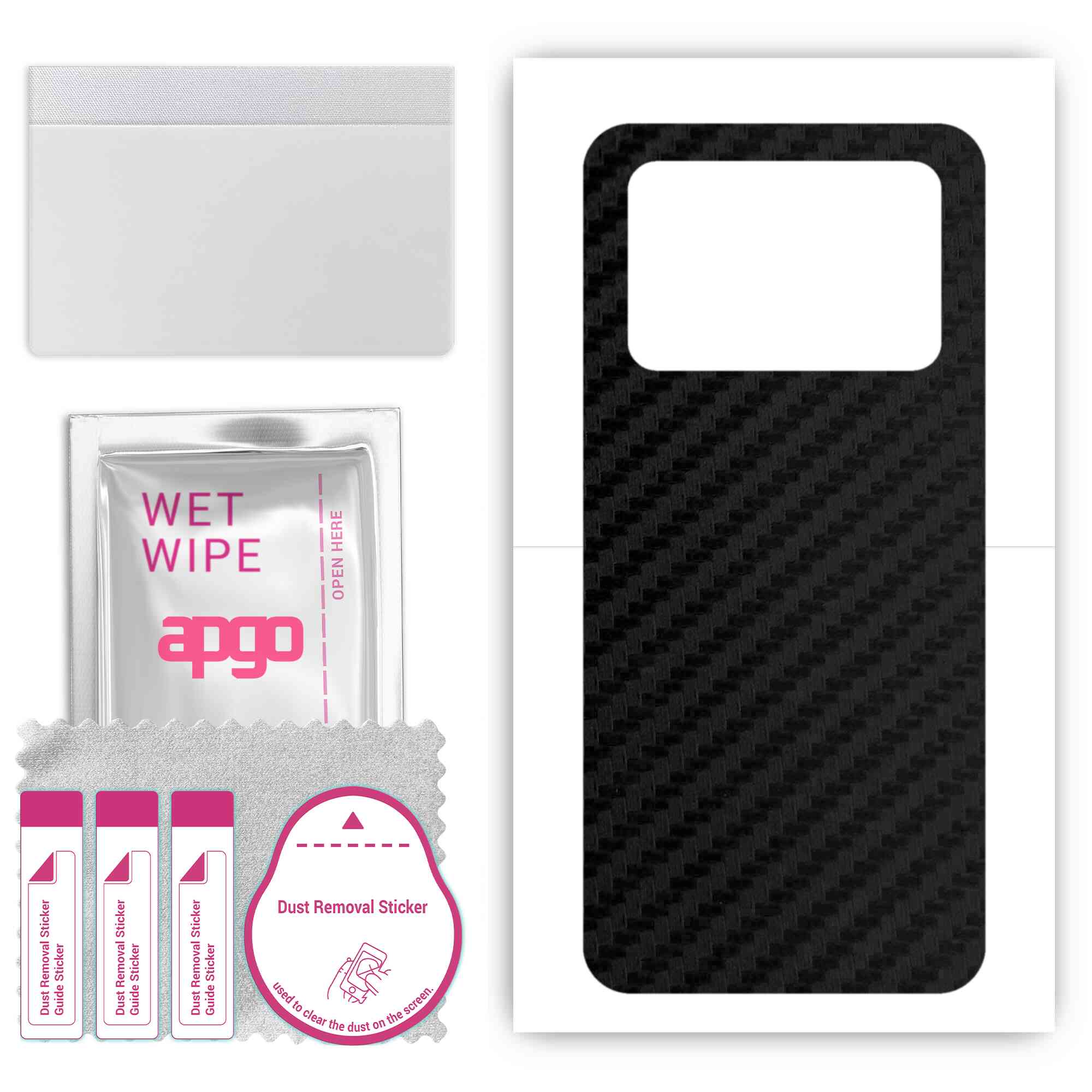 apgo Захисна наклейка для задньої панелі, сумісна з Xiaomi Poco M4 5G, Wrap Film, Foil, Vinyl - Pattern Carbon Black
apgo Захисна наклейка для задньої панелі, сумісна з Xiaomi Poco M4 5G, Wrap Film, Foil, Vinyl - Pattern Carbon Black