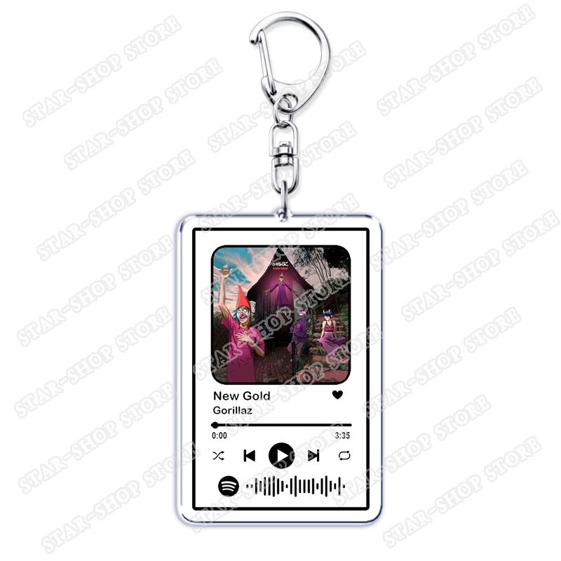 Popular Band Keychains for Women Accessories Bag Feel Good Inc Clint Eastwood Music Song Code Keying Jewelry Fans Friends Gifts
Popular Band Keychains for Women Accessories Bag Feel Good Inc Clint Eastwood Music Song Code Keying Jewelry Fans Friends Gifts