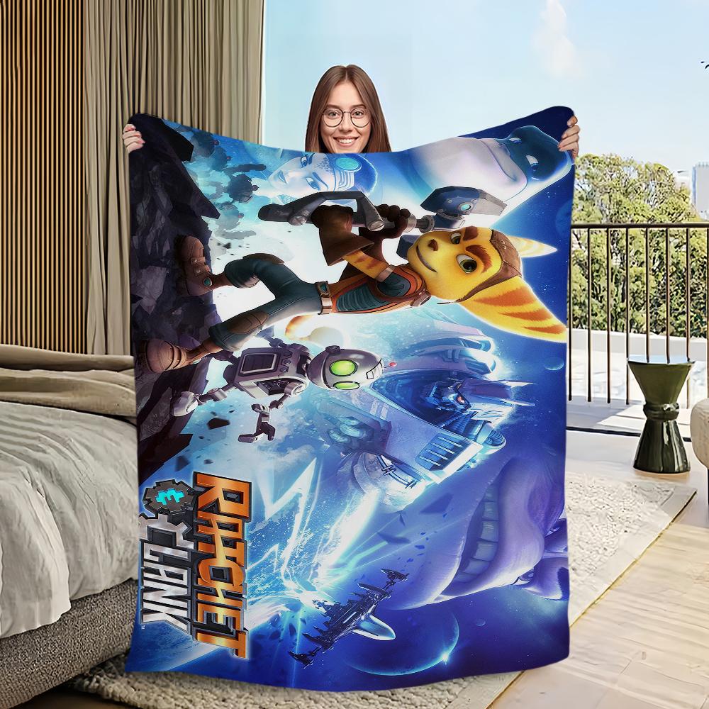 Game R-Ratchet And C-Clank Rift Blanket Skin friendly comfort warm soft plush blanket suitable sofa living room office bedroom 75x90cm
Game R-Ratchet And C-Clank Rift Blanket Skin friendly comfort warm soft plush blanket suitable sofa living room office bedroom 75x90cm