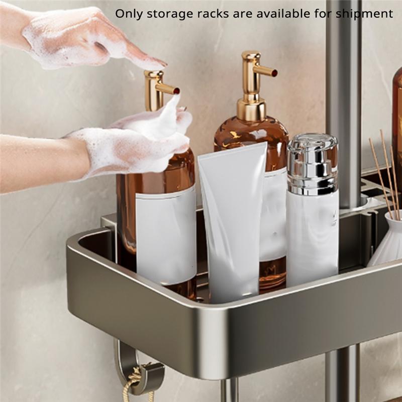 SHGO-No Drilling Required Integrated Design Wall Mounted Shower Head Holder Bathroom Shampoo Organizer Rack Storage Shelf серый
SHGO-No Drilling Required Integrated Design Wall Mounted Shower Head Holder Bathroom Shampoo Organizer Rack Storage Shelf серый