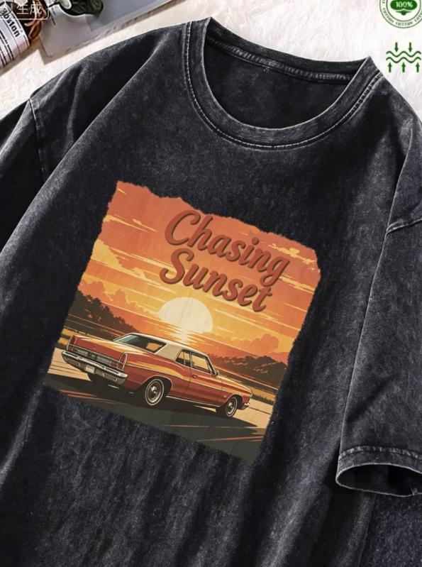 New Retro Casual Tshirt Washed with Cotton for Vintage Fashion Printing Trend Shirts S
New Retro Casual Tshirt Washed with Cotton for Vintage Fashion Printing Trend Shirts S