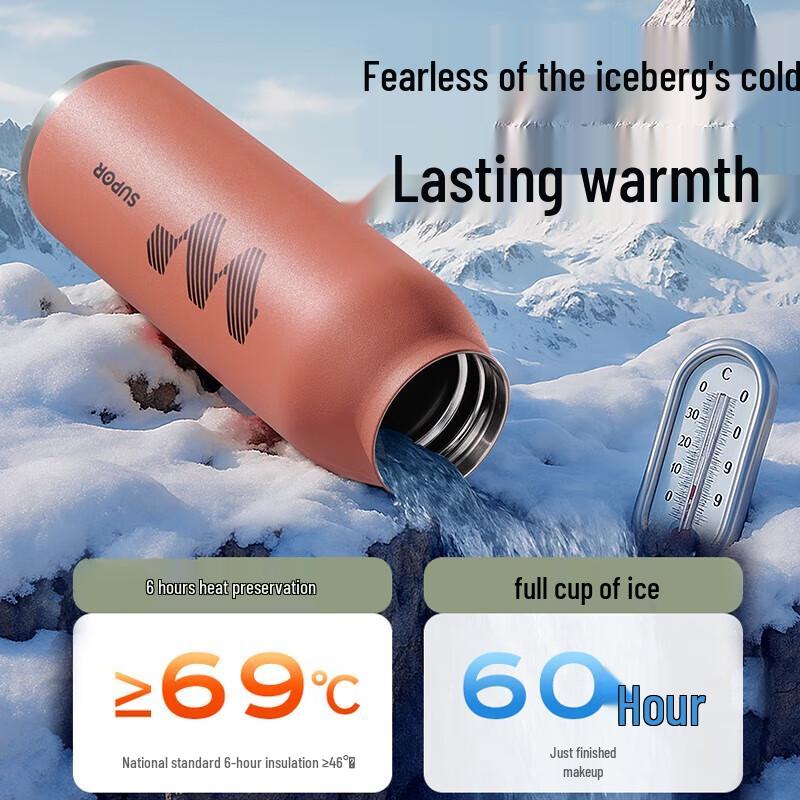 SUPOR Men s Large Capacity Stainless Steel Outdoor Thermos Bottle with Straw
SUPOR Men s Large Capacity Stainless Steel Outdoor Thermos Bottle with Straw