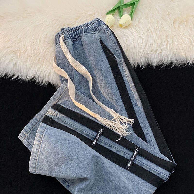 Striped Patchwork Jeans for Men In Autumn Trendy Brand Loose Straight Wide-leg American High Street Large Size Casual Long Pants XXXL синій
Striped Patchwork Jeans for Men In Autumn Trendy Brand Loose Straight Wide-leg American High Street Large Size Casual Long Pants XXXL синій
