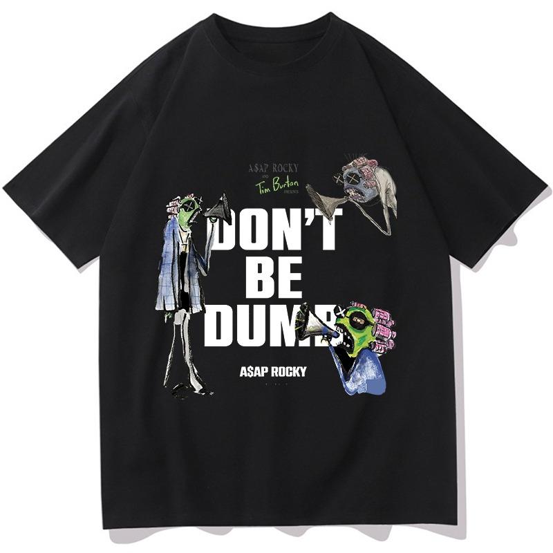 Men A$AP ROCKY Don T Be Dumb T Shirt Pure Cotton Tops Beach Classic Short Sleeve T-Shirt Crew Neck Fashion Tshirt Clothes - M... 5XL
Men A$AP ROCKY Don T Be Dumb T Shirt Pure Cotton Tops Beach Classic Short Sleeve T-Shirt Crew Neck Fashion Tshirt Clothes - M... 5XL