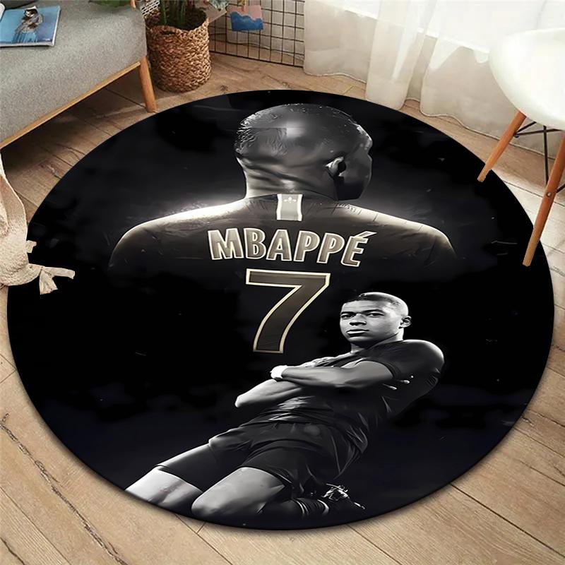 Mbappe Round Area Rug,Carpet Rug for Living Room Bedroom Sofa Playroom Decor,Non-slip Floor Mat 80cmx80cm
Mbappe Round Area Rug,Carpet Rug for Living Room Bedroom Sofa Playroom Decor,Non-slip Floor Mat 80cmx80cm
