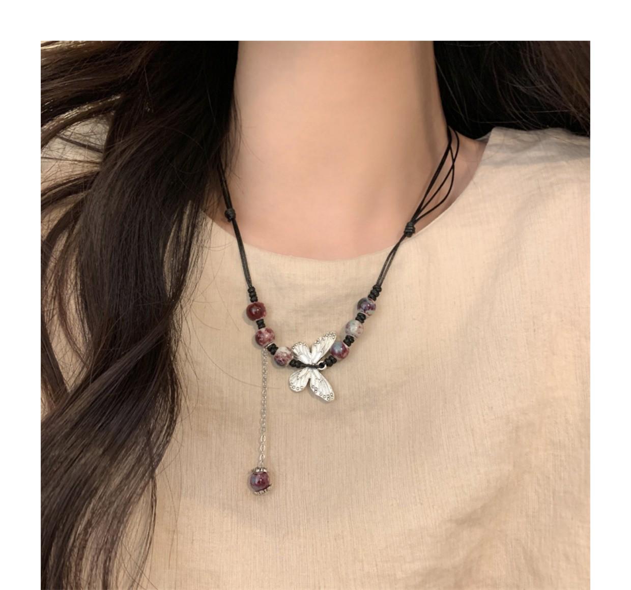 Qingge Ethnic-Style Butterfly Pendant Necklace for Women
Qingge Ethnic-Style Butterfly Pendant Necklace for Women