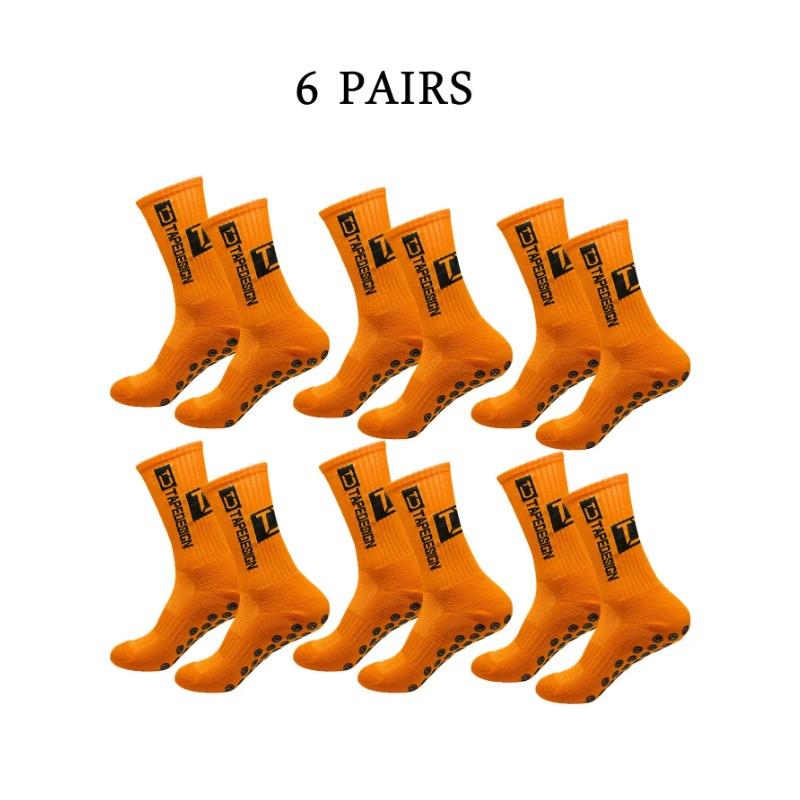 6 Two-Piece KitsFootball Socks Men s and Women s Mid Length Anti Slip Training Socks Breathable and Thickened Professional Sports So Practical Use помаранчевий
6 Two-Piece KitsFootball Socks Men s and Women s Mid Length Anti Slip Training Socks Breathable and Thickened Professional Sports So Practical Use помаранчевий