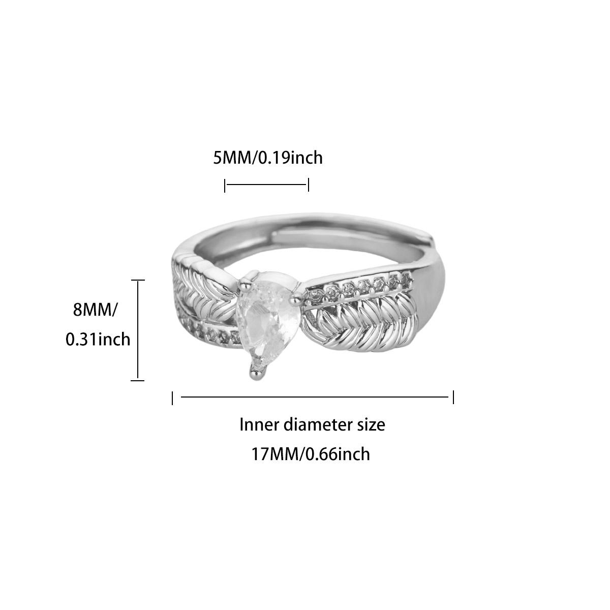 Stainless Steel Big Zircon Heart Rings Luxury Golden Anti Fading Open Ring for Women Wedding Jewelry Vacation Accessories Gifts Adjustable
Stainless Steel Big Zircon Heart Rings Luxury Golden Anti Fading Open Ring for Women Wedding Jewelry Vacation Accessories Gifts Adjustable