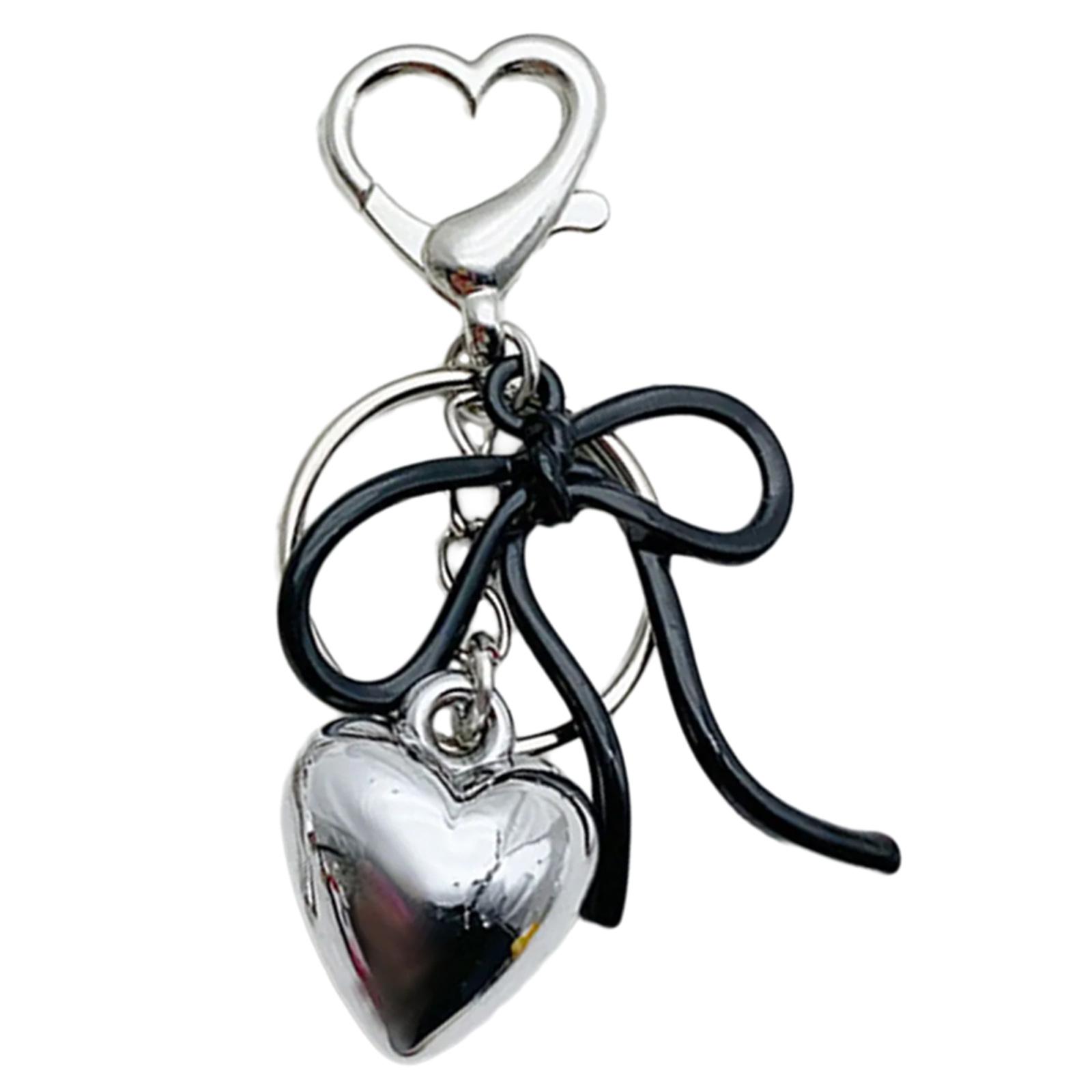 Шикарный брелок в виде сердца с бантом, уникальный брелок в виде сердца с бантом, стильный брелок с подвеской чёрный
Шикарный брелок в виде сердца с бантом, уникальный брелок в виде сердца с бантом, стильный брелок с подвеской чёрный
