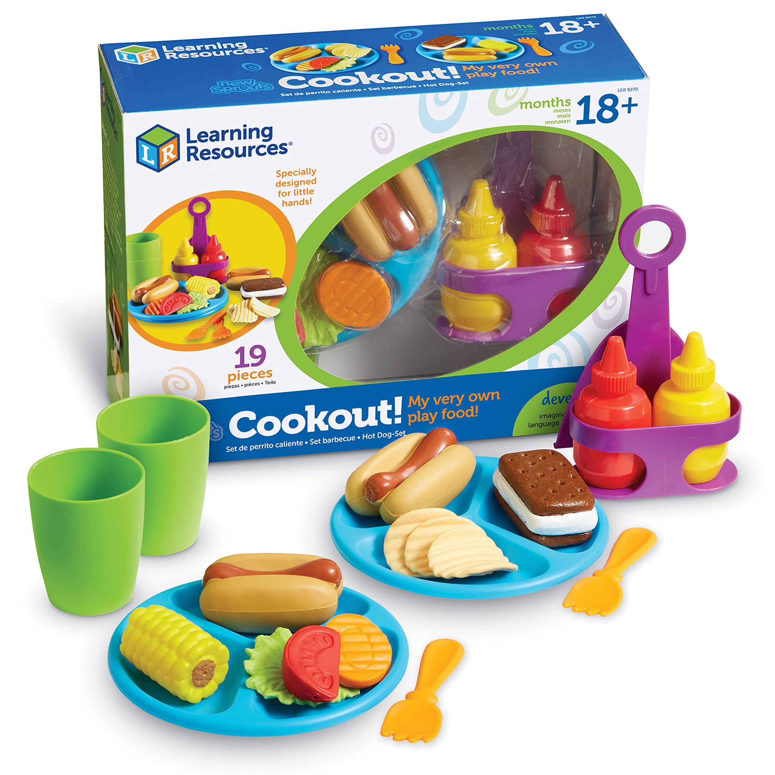 Learning Resources Набор для пикника, игровой набор, 19 предметов, LER9270, оригинальный продукт
Learning Resources Набор для пикника, игровой набор, 19 предметов, LER9270, оригинальный продукт