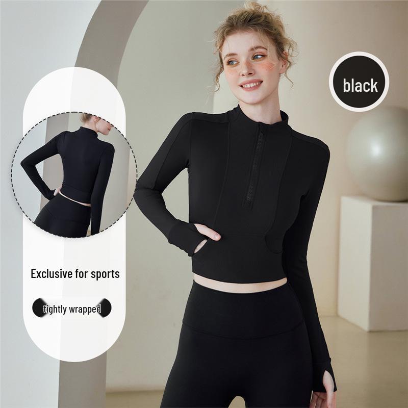 Women s Slim Fit Long Sleeve Yoga Suit - Sports Crop Jacket Top for Morning Run Large
Women s Slim Fit Long Sleeve Yoga Suit - Sports Crop Jacket Top for Morning Run Large