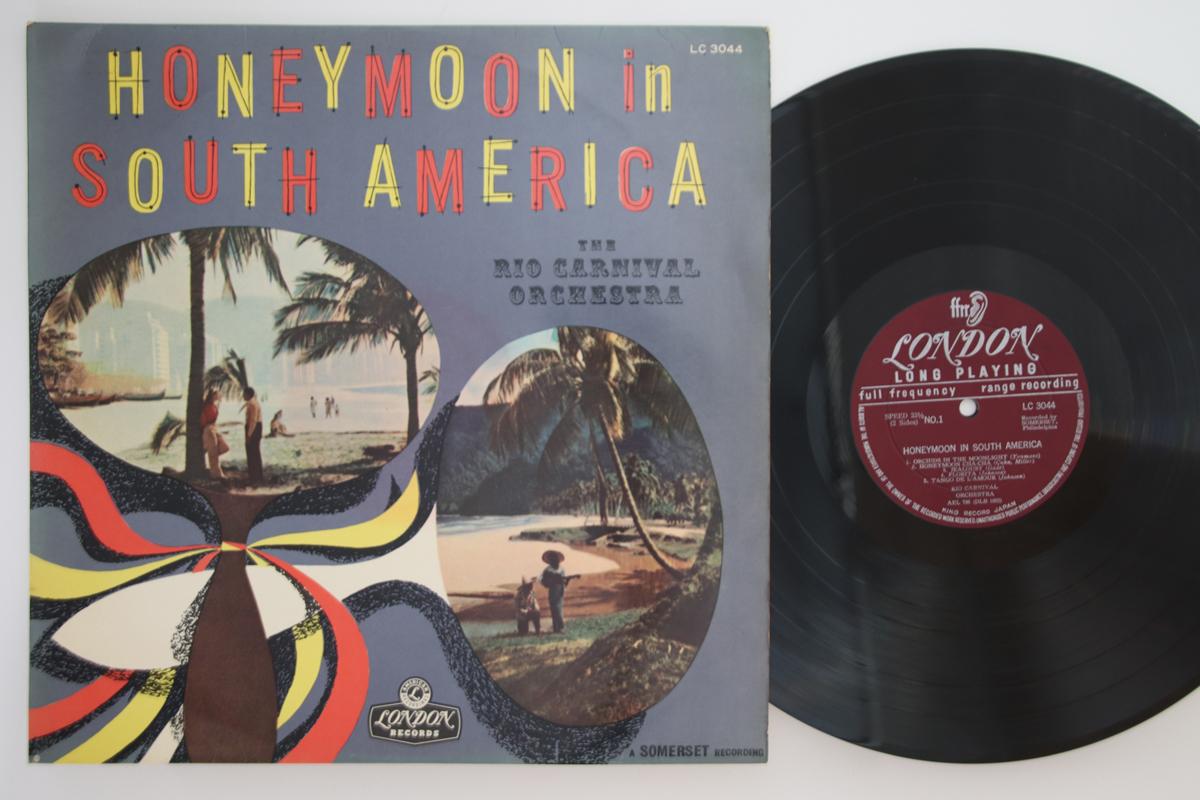 LP Record RIO CARNIVAL ORCHESTRA - Honeymoon In South America LC3044 LONDON Japan Latin Used
LP Record RIO CARNIVAL ORCHESTRA - Honeymoon In South America LC3044 LONDON Japan Latin Used