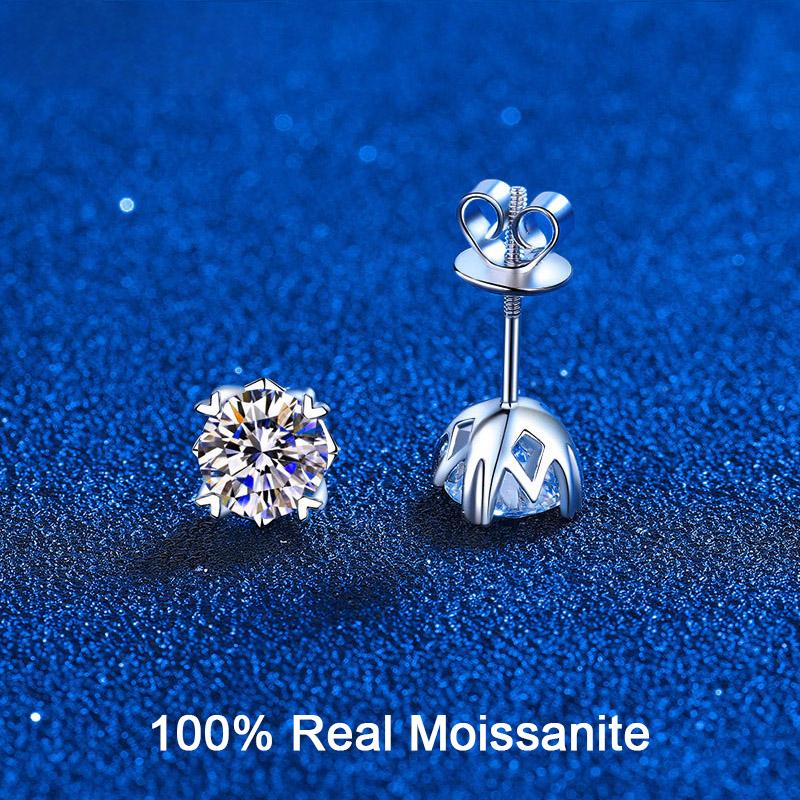 Цвет D 0,3-2CT Сертифицированные серьги-гвоздики из настоящего муассанита для женщин Сверкающие роскошные ювелирные изделия для свадебной вечеринки из стерлингового серебра 925 пробы
Цвет D 0,3-2CT Сертифицированные серьги-гвоздики из настоящего муассанита для женщин Сверкающие роскошные ювелирные изделия для свадебной вечеринки из стерлингового серебра 925 пробы