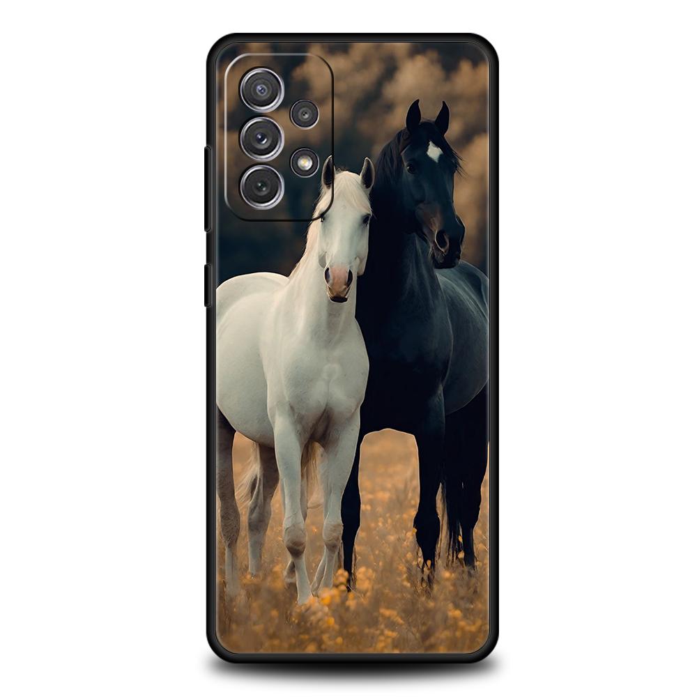 Black White Horses Galloping Phone Case For Samsung A15 A13 A35 A55 A51 A71 A41 A31 A21S A03S A05 A23 A25 A33 A53 A73 5G Cover Samsung A73 5G
Black White Horses Galloping Phone Case For Samsung A15 A13 A35 A55 A51 A71 A41 A31 A21S A03S A05 A23 A25 A33 A53 A73 5G Cover Samsung A73 5G