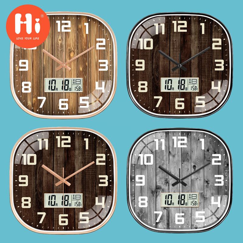 Hi 12-дюймовые светодиодные настенные часы, пластиковые часы, домашний декор, бесшумные настенные часы для гостиной, спальни, дизайн современного искусства
Hi 12-дюймовые светодиодные настенные часы, пластиковые часы, домашний декор, бесшумные настенные часы для гостиной, спальни, дизайн современного искусства