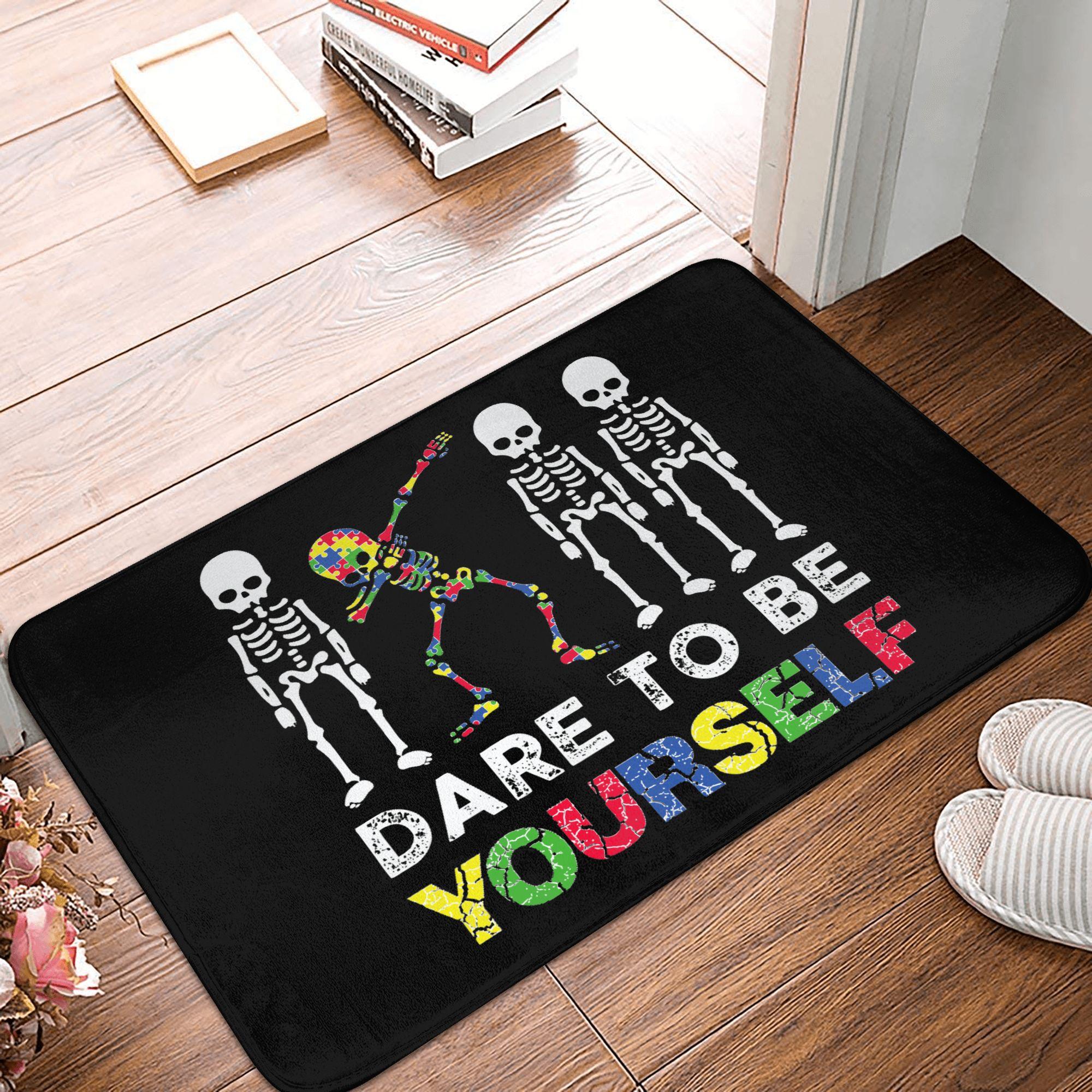 Funny Autism Skeleton Meme Doormat Mat Anti-Slip Kitchen Bathroom Living Room Rug Carpet 40*60cm 40cmx60cm
Funny Autism Skeleton Meme Doormat Mat Anti-Slip Kitchen Bathroom Living Room Rug Carpet 40*60cm 40cmx60cm