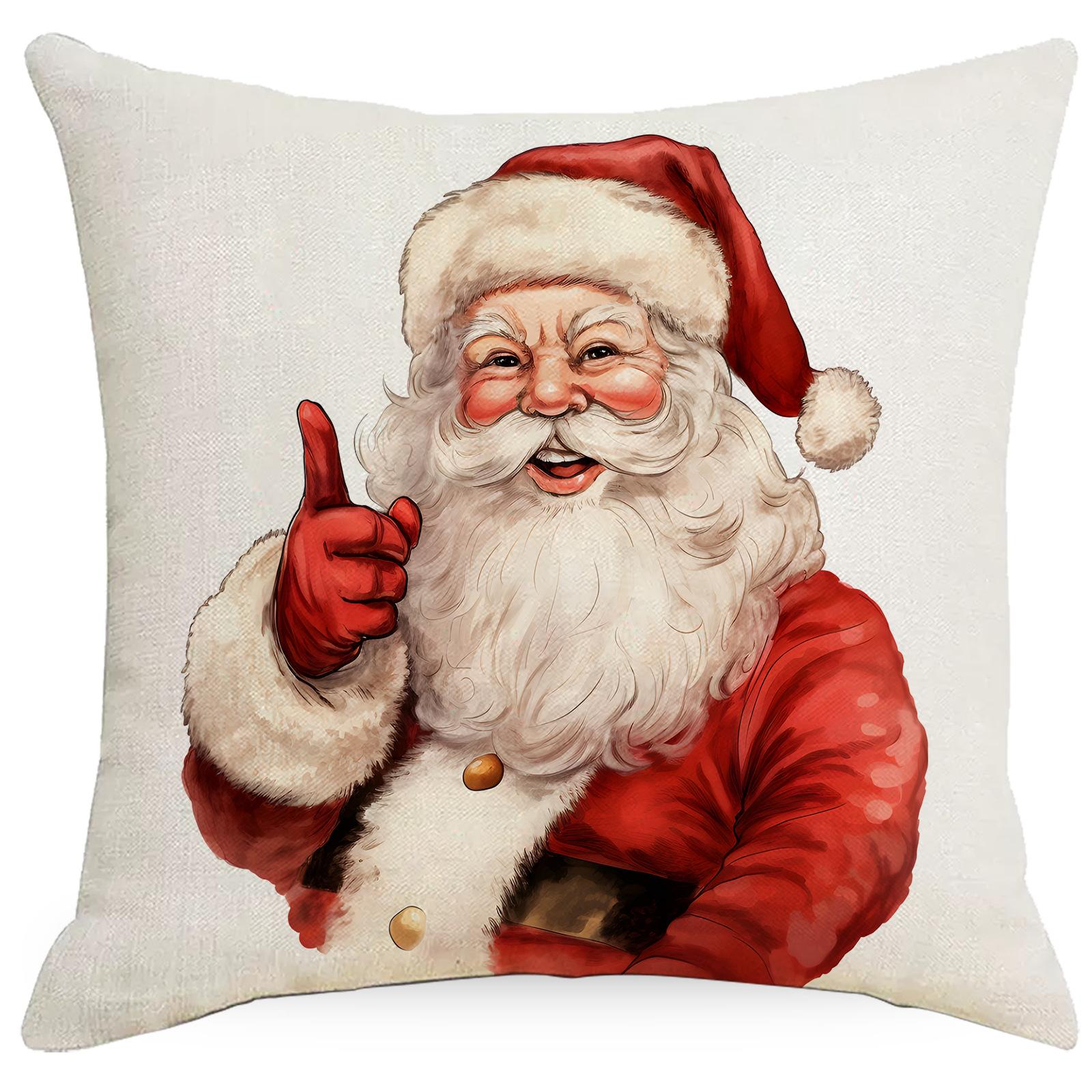 European and American Santa Claus Pillowcase, Festive Printed Pillow Cushion, Car Sofa Waist Cushion Pillowcase 45 * 45Cm
European and American Santa Claus Pillowcase, Festive Printed Pillow Cushion, Car Sofa Waist Cushion Pillowcase 45 * 45Cm