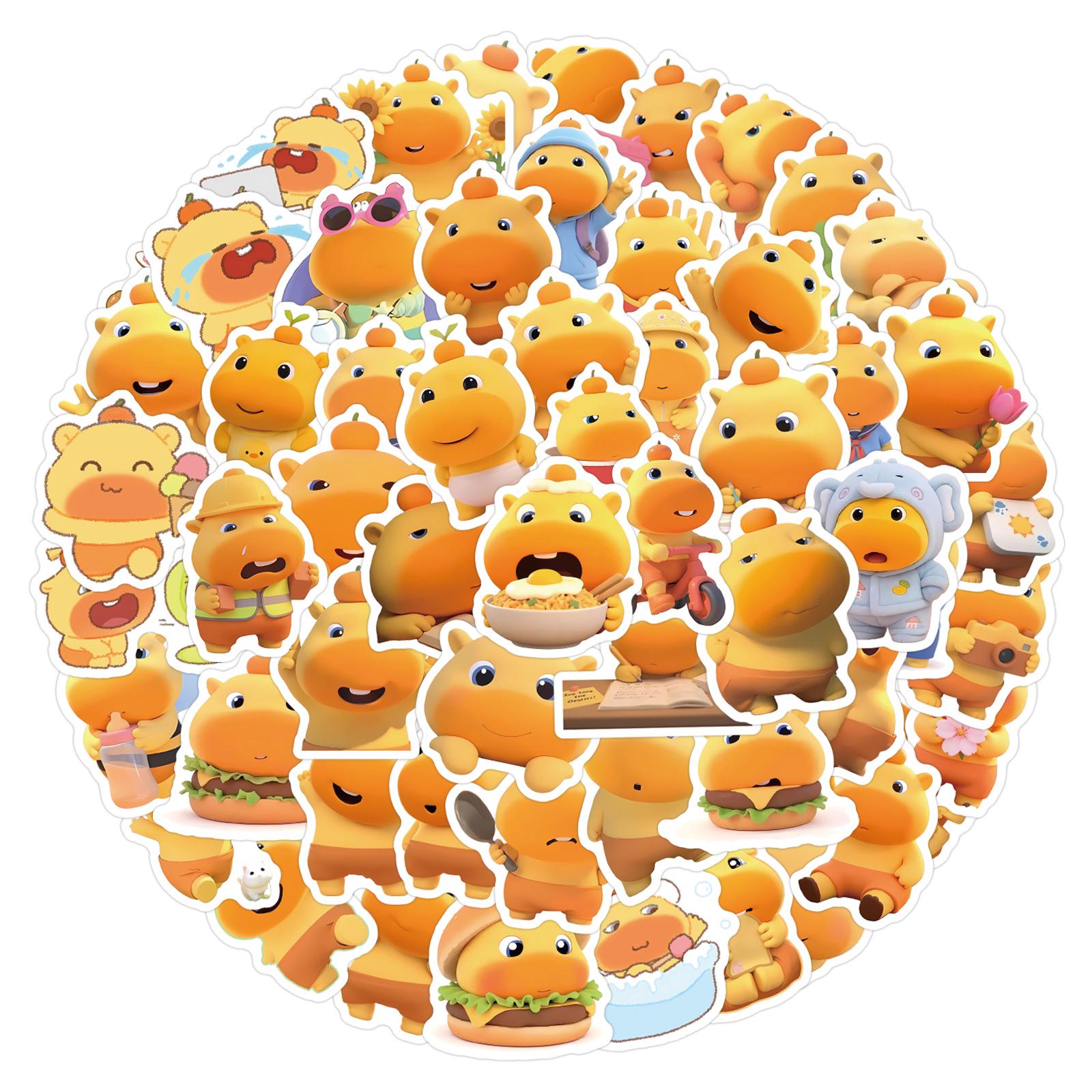 80 Cartoon Capybara Stickers - Cute, Waterproof Decoration for Planners, Water Bottles, and Computers
80 Cartoon Capybara Stickers - Cute, Waterproof Decoration for Planners, Water Bottles, and Computers