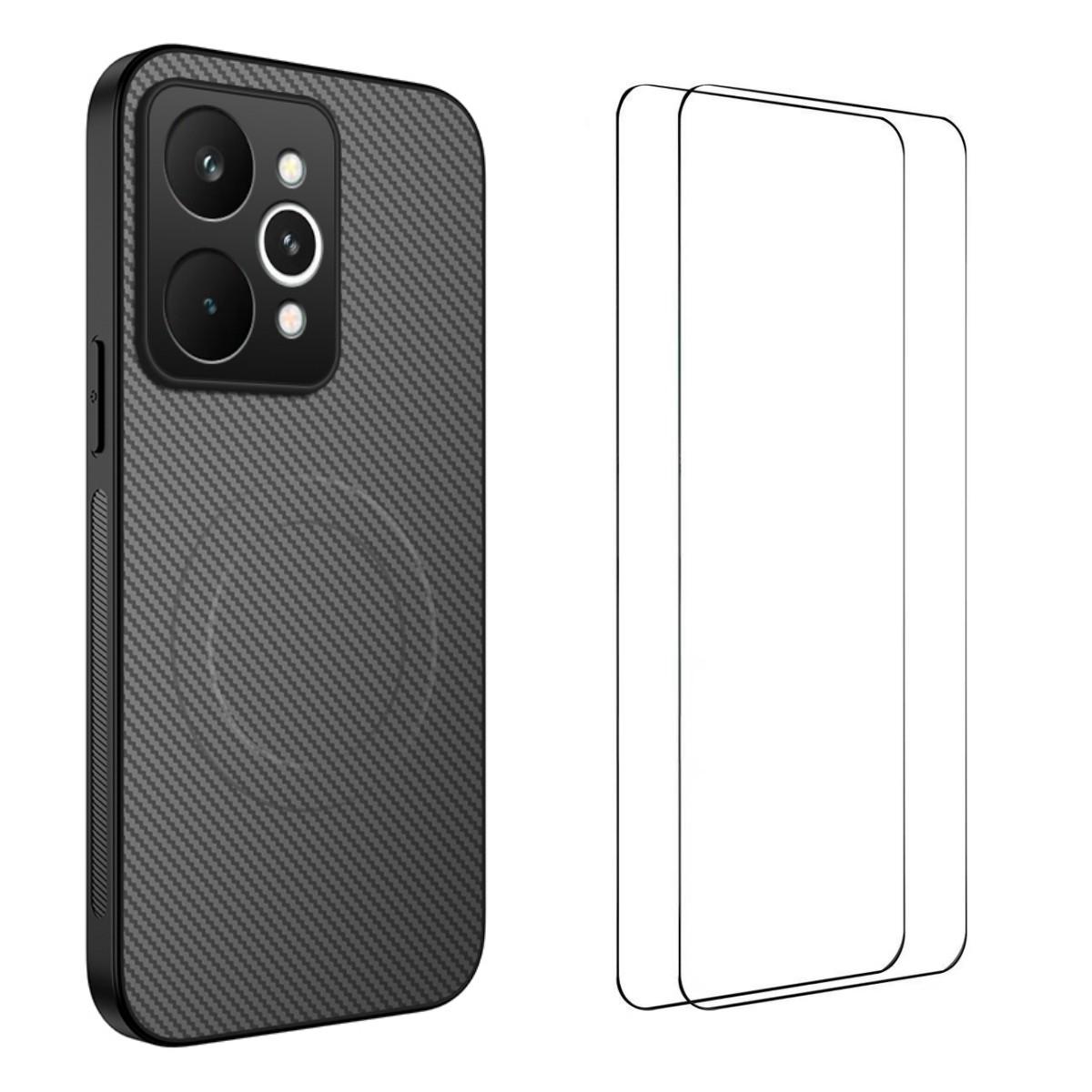 Для Realme 15 Pro 5G Магнітний чохол WANLONFENG Серії TQ1 Текстура вуглеволокна PC TPU Чохол для телефону з 2 шт. Захисними плівками C
Для Realme 15 Pro 5G Магнітний чохол WANLONFENG Серії TQ1 Текстура вуглеволокна PC TPU Чохол для телефону з 2 шт. Захисними плівками C