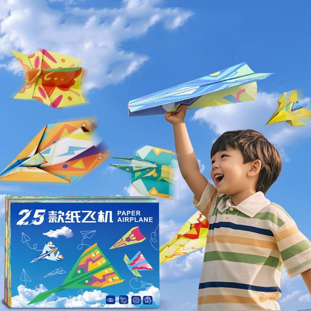 Art Learning Handmade Colored Paper Set Versatile Paper Aircraft Toy Parent-child interaction Style A
Art Learning Handmade Colored Paper Set Versatile Paper Aircraft Toy Parent-child interaction Style A