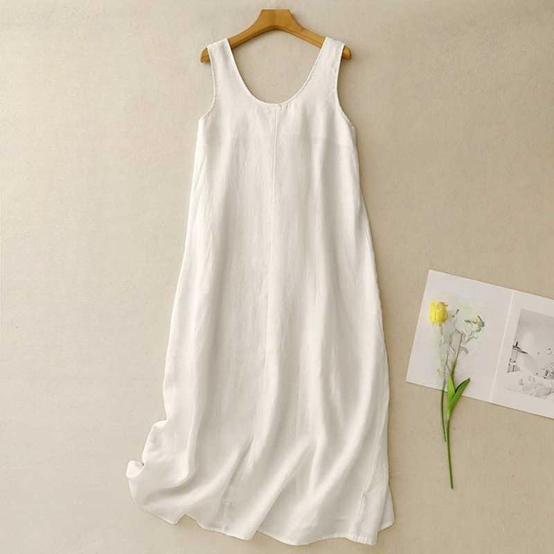 Женское платье из стираного хлопка M белый
Женское платье из стираного хлопка M белый