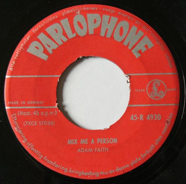 7-дюймовая пластинка ADAM FAITH Mix Me A Person 7XCE17036 Parlophone 1962 UK Рок Б/у
7-дюймовая пластинка ADAM FAITH Mix Me A Person 7XCE17036 Parlophone 1962 UK Рок Б/у