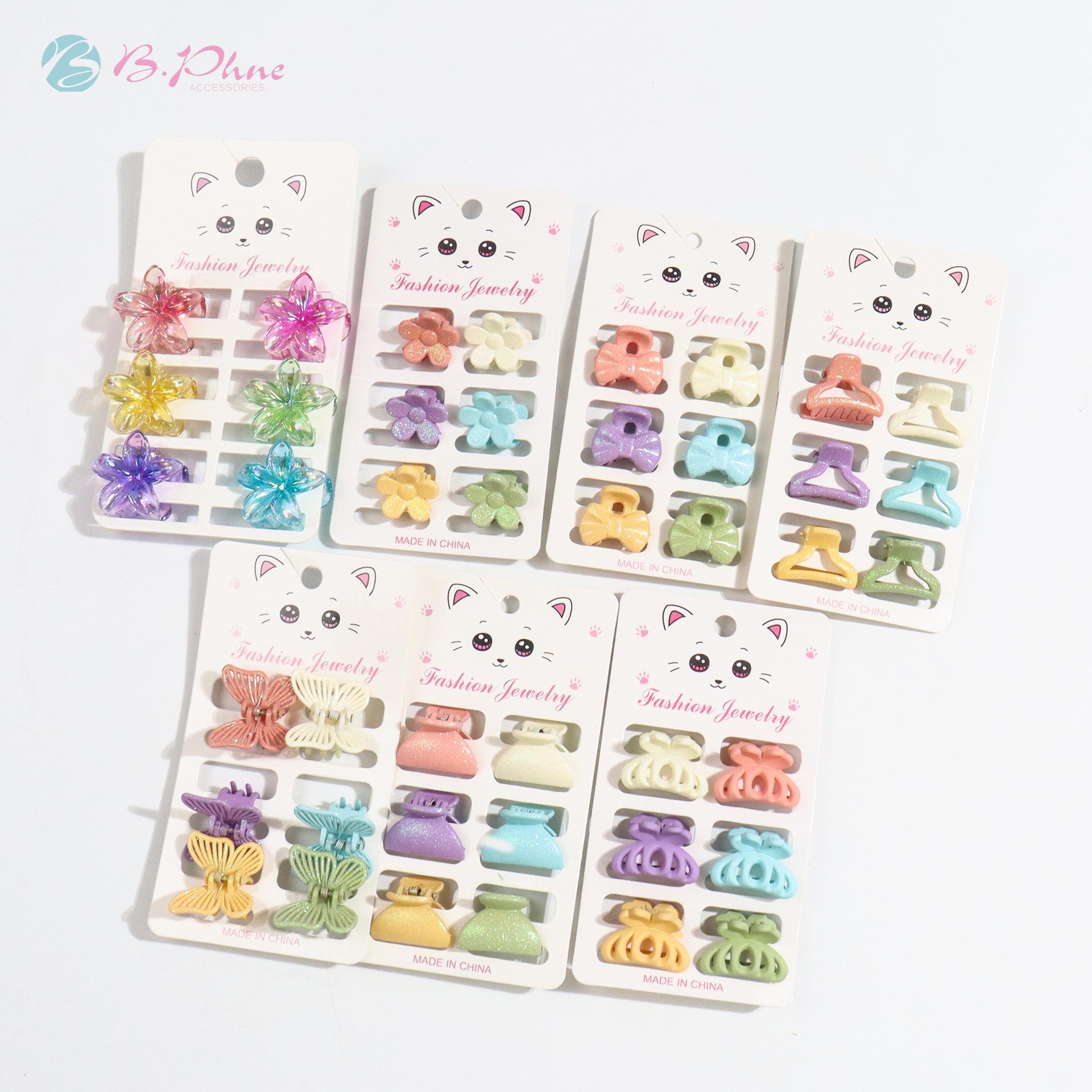 Candy Color Bow & Flower Claw Hair Clip Set - Sweet & Cute with Frosted Mini Shark Clips
Candy Color Bow & Flower Claw Hair Clip Set - Sweet & Cute with Frosted Mini Shark Clips