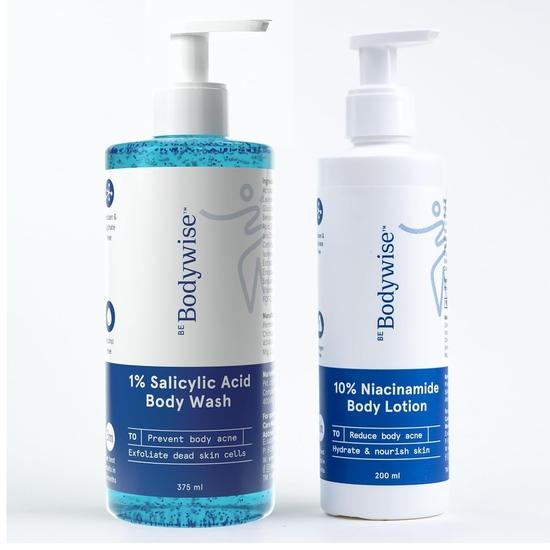 Мини-набор Bodywise Body Care с 1% салициловой кислотой для мытья тела, 375 мл и 10% ниацинамидом для тела, 200 мл ниацинамидом и экстрактом алоэ вера
Мини-набор Bodywise Body Care с 1% салициловой кислотой для мытья тела, 375 мл и 10% ниацинамидом для тела, 200 мл ниацинамидом и экстрактом алоэ вера
