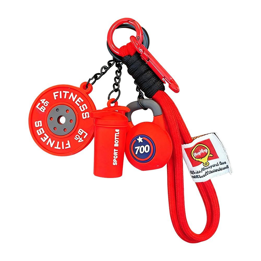 with Buckle Fitness Series Pendant Detachable Simulation Dumbbells Keyring Creative Bag Charm червоний
with Buckle Fitness Series Pendant Detachable Simulation Dumbbells Keyring Creative Bag Charm червоний