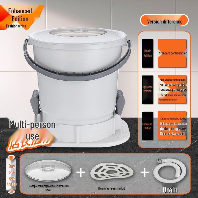 Manual Spin Dryer, No Electricity, Compact, Student Dormitory, Clothes Dehydrator, Household Water Bucket.
Manual Spin Dryer, No Electricity, Compact, Student Dormitory, Clothes Dehydrator, Household Water Bucket.