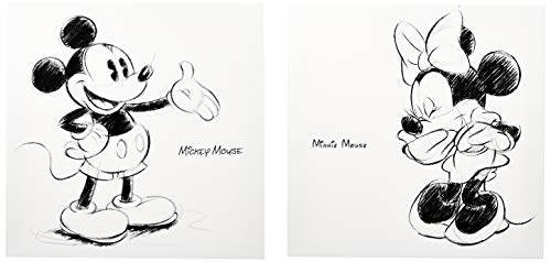 Lib Disney Poster Mickey Mouse & Minnie Mouse 30cm x Set, Made in Japan
Lib Disney Poster Mickey Mouse & Minnie Mouse 30cm x Set, Made in Japan