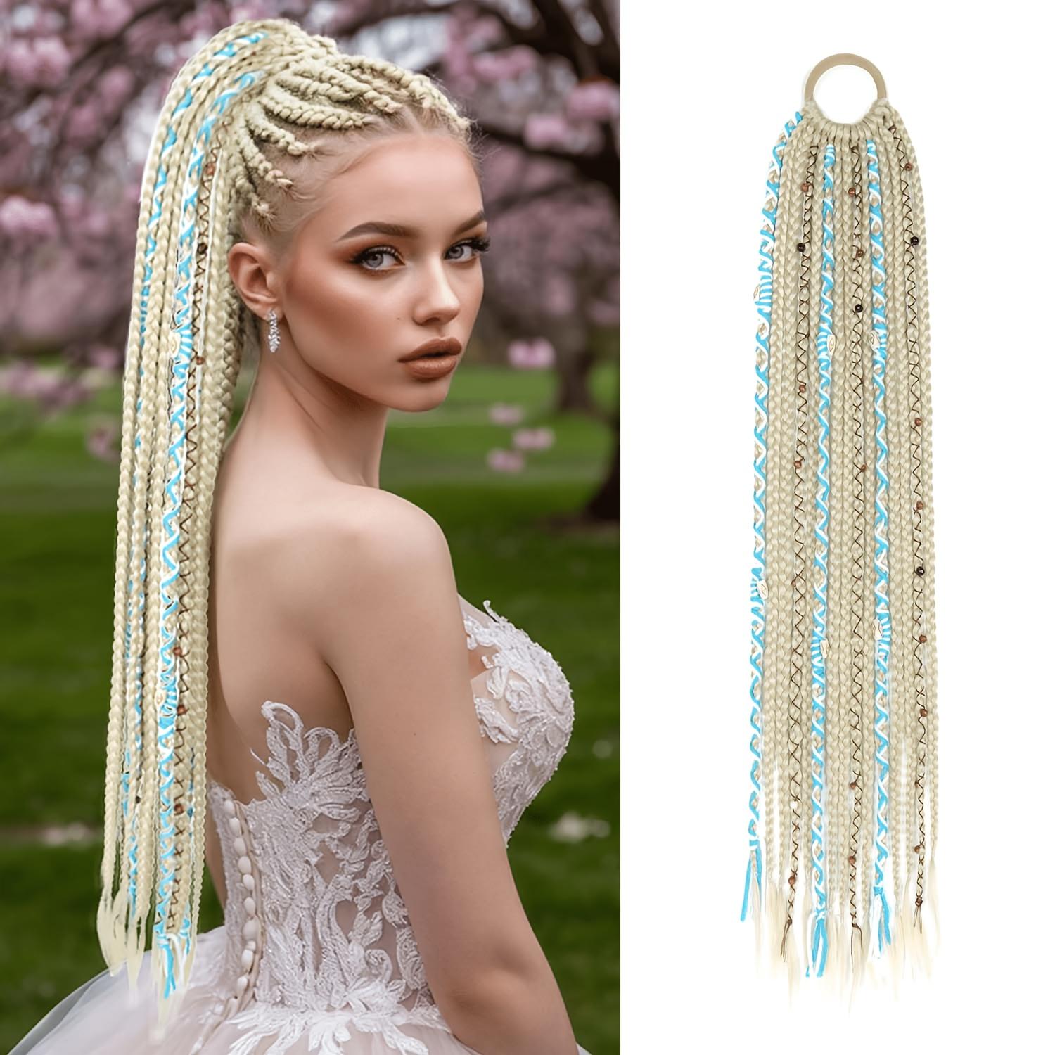 Bohemian Viking Braided Ponytail Hairpiece with Dreadlock & Beads - 24” 61cm
Bohemian Viking Braided Ponytail Hairpiece with Dreadlock & Beads - 24” 61cm