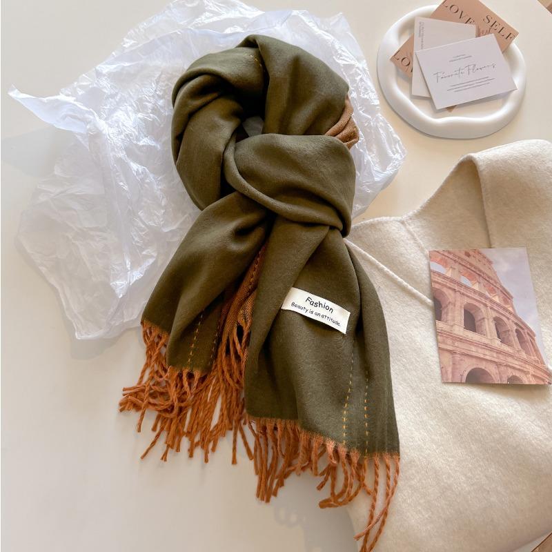 Зимняя атмосфера пальто носить нежный таро фиолетовый мягкий восковой высококачественный шарф шаль женский двухсторонний двухцветный
Зимняя атмосфера пальто носить нежный таро фиолетовый мягкий восковой высококачественный шарф шаль женский двухсторонний двухцветный